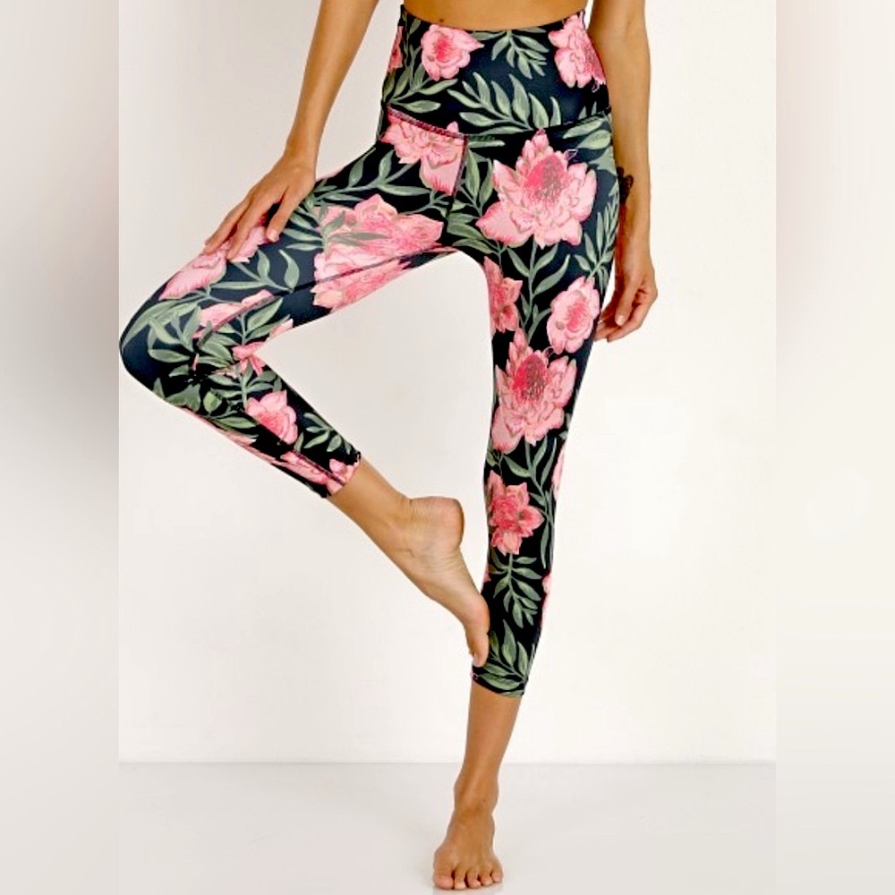 Beyond Yoga - Floral Leggings / Yoga Pants